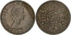 World Coins - Great Britain, Elizabeth II, Florin, Two Shillings, 1962, Copper-nickel