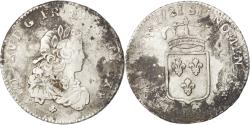 World Coins - Coin, France, Louis XV, 1/3 Écu de France, 1/3 Ecu, 1721, Bordeaux,
