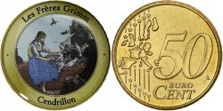 World Coins - France, Token, Frères Grimm, Cendrillon, Nordic gold,