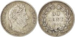 World Coins - Coin, France, Louis-Philippe, 50 Centimes, 1847, Paris, , Silver