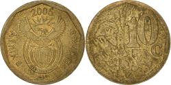 World Coins - Coin, South Africa, 10 Cents, 2005
