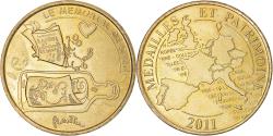 World Coins - France, Token, Caen - Mémorial n°2, 2011, Médailles et Patrimoine,