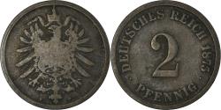 World Coins - Coin, GERMANY - EMPIRE, Wilhelm I, 2 Pfennig, 1875, Stuttgart,