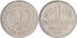 World Coins - Federal Republic of Germany, Mark, 1977, Karlsruhe, Copper-nickel,