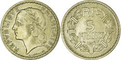 World Coins - Coin, France, Lavrillier, 5 Francs, 1945, Paris, , Aluminum-Bronze