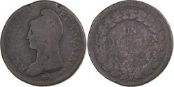 World Coins - France, Decime, Dupré, AN 5, Rouen, Copper,