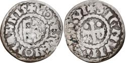 World Coins - Coin, France, Herbert I, Denier, ND (1015-1246), Le Mans, Immobilized type