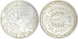 World Coins - France, 10 Euro, 2010, Paris, Pays De La Loire, , Silver, KM:1665