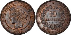 World Coins - Coin, France, Cérès, 10 Centimes, 1873, Bordeaux, , Bronze, KM:815.2