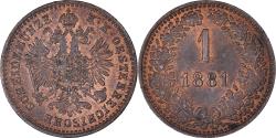 World Coins - Coin, Austria, Franz Joseph I, Kreuzer, 1881, Vienna, , Copper, KM:2186