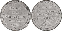 World Coins - France, Medal, IIème République, Décret de la Montagne, donné à Londres