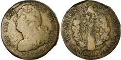 World Coins - Coin, France, Louis XVI, 2 Sols, 1792, Strasbourg, , Bronze, Gadoury:24