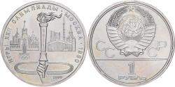 World Coins - Russia, Rouble, 1980, Saint Petersburg, Copper-nickel, , KM:178