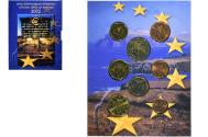 World Coins - Ireland, Set 1 ct. - 2 Euro + 2€, FDC, 2002, Sandyford,