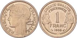 World Coins - France, Franc, Morlon, 1938, Aluminum-Bronze, , KM:885