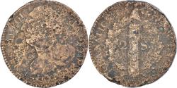 World Coins - Coin, France, 2 Sols, Undated