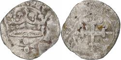 World Coins - France, Charles IV, Double Parisis, 1323-1328, Billon, , Duplessy:244b