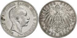 World Coins - German States, PRUSSIA, Wilhelm II, 2 Mark, 1896, Berlin, Silver,