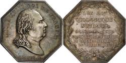 World Coins - France, Token, Louis XVIII, Notaires de l'Arrondissement de Senlis, Oise