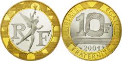 World Coins - Coin, France, Génie, 10 Francs, 2001, , Aluminum-Bronze, KM:964.2