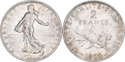World Coins - France, 2 Francs, Semeuse, 1920, Paris, Silver, , Gadoury:532, KM:845.1