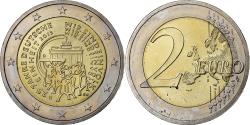 World Coins - Germany, 2 Euro, 25 Years of German Unity, 2015, Karlsruhe, Bi-Metallic