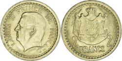 World Coins - Coin, Monaco, 2 Francs, Undated (1943), Poissy, , Cupro-Aluminium