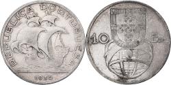 World Coins - Portugal, 10 Escudos, 1954, Lisbon, Silver,