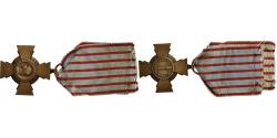World Coins - France, Croix du Combattant, WAR, Medal, 1939-1945, Very Good Quality, Bronze