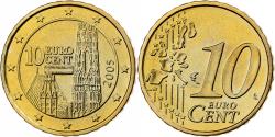 World Coins - Austria, 10 Centimes, 2005, Vienna, Nordic gold,