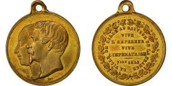 World Coins - France, Medal, Napoléon III, Sauveur de la France, Lille, 1853, Robineau