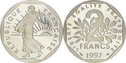World Coins - Coin, France, Semeuse, 2 Francs, 1997, Paris, Proof / BE, , Nickel