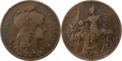 World Coins - France, 5 Centimes, Dupuis, 1909, Paris, Bronze, , Gadoury:165, KM:842