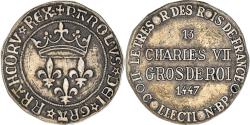 World Coins - France, Token, Collection BP, Gros Charles VII, History, , Copper