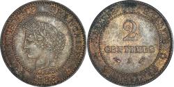 World Coins - Coin, France, 2 Centimes, 1888