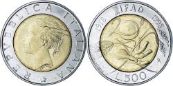 World Coins - Coin, Italy, 500 Lire, 1998, Rome, IFAD, , Bi-Metallic, KM:193
