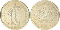 World Coins - Coin, France, Semeuse, 2 Francs, 1980, Paris, FDC, , Nickel, KM:942.1