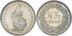 World Coins - Coin, Switzerland, 1/2 Franc, 2009