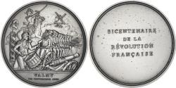 World Coins - France, Medal, Révolution Française, Bataille de Valmy, History, 1988