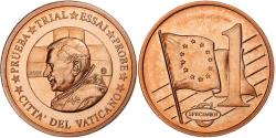 World Coins - Vatican, Medal, 1 C, Essai-Trial Benoit XVI, 2007, Copper,