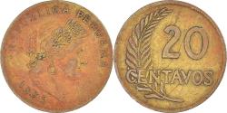 World Coins - Coin, Peru, 20 Centavos, 1965
