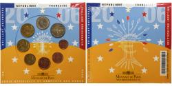World Coins - France, Coffret 1c. à 2€, BU, 2006, Monnaie de Paris,
