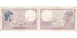 World Coins - France, 5 Francs, Violet, 1939, 1939-08-17, UNC(65-70), Fayette:4.6, KM:83