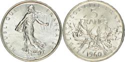 World Coins - Coin, France, Semeuse, 5 Francs, 1960, , Silver, KM:926, Gadoury:770