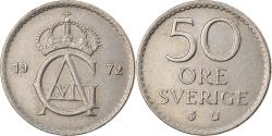 World Coins - Coin, Sweden, Gustaf VI, 50 Öre, 1972, , Copper-nickel, KM:837