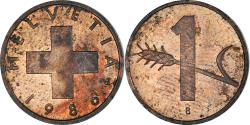 World Coins - Coin, Switzerland, Rappen, 1986