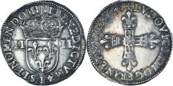 World Coins - Coin, France, Louis XIV, 1/4 Écu, frappé au marteau, 1/4 Ecu, 1643, Angers