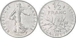 World Coins - Coin, France, Semeuse, 1/2 Franc, 1985, Paris, , Nickel, KM:931.1