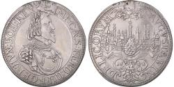 World Coins - German States, Ferdinand III, Thaler, 1643, Augsburg, Plugged hole, Silver