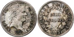 World Coins - France, Napoleon I, 1/2 Franc, 1813, Paris, Silver, , Gadoury:399